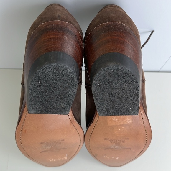 Sena Cowgirl Shoes Leather Pointy Made in Spain Brown EU 38 - Picture 12 of 17